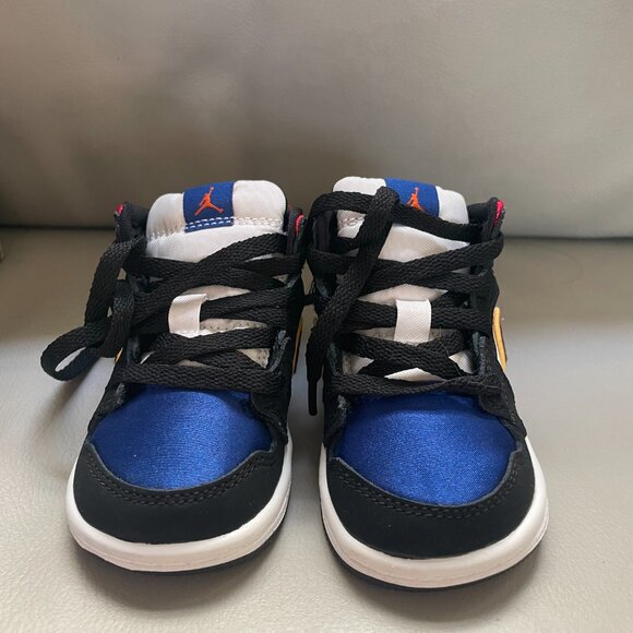 NIB Jordan 1 Mid SE (TD) Black Field Purple White 4c - Picture 3 of 9